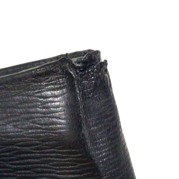 Salvatore Ferragamo Leather Gancini Long Black Bi-Fold Wallet – Luxury, Timeless - Picture 14 of 17